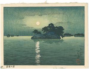Kawase Hasui / Moon at Matsushima