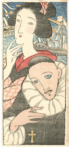 Takehisa Yumeji “Women Missionaries ; Maria Kannon from the Magazine The Ladies' Graphic  (Fujin Gurafu) ”
