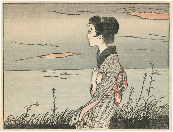 竹久夢二「女人伴天連　阿蘭陀の花」