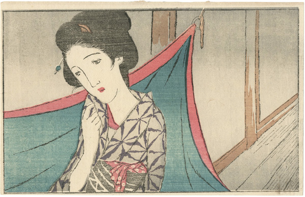 Takehisa Yumeji “A Mosquito Net from the Magazine The Ladies' Graphic”