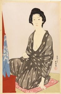 夏衣の女