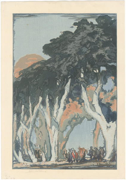 Frank Brangwyn	 “Wall of Avignon”