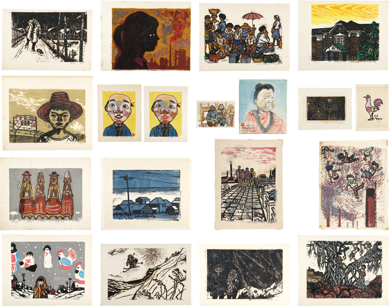 Kume Koichi “自筆画・画稿・版画一括”