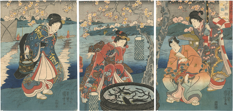 Kuniyoshi “Viewed As the Five Phases(Mitate Gogyo) / Fire, Kagaribi”