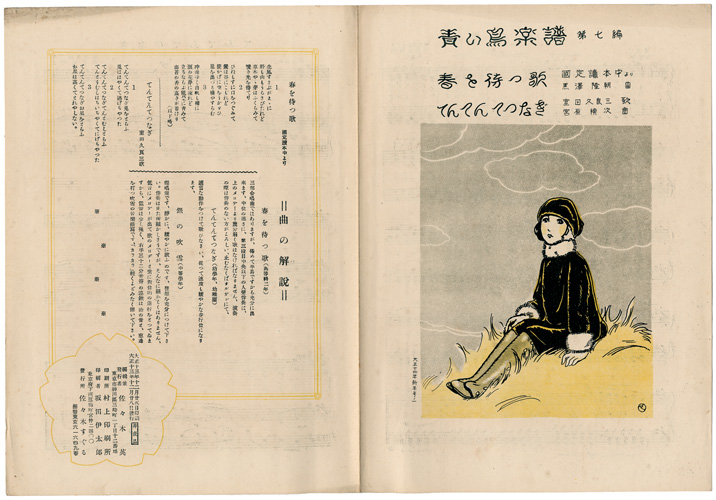 “Musical score Blue Birds No.7” 佐々木英編
