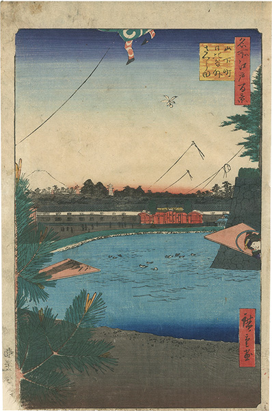 Hiroshige I “100 Famous Views of Edo / Yamashita-cho, Hibiya and Soto Sakurada”