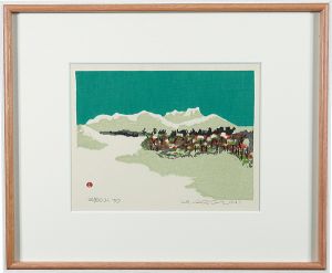 畦地梅太郎「四国の山」