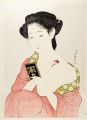 Woman Applying Make-up【Reprodu......