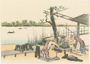 北斎「浅草今戸【復刻版】」
