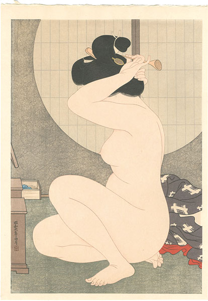 Hirano Hakuho “After a bath”