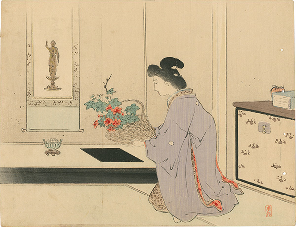 鈴木華邨「木版口絵」