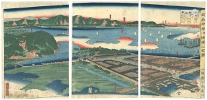 芳虎「武刕神奈川横濱之風景」