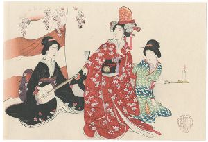 周延「婦人風俗　道成寺（仮題）」