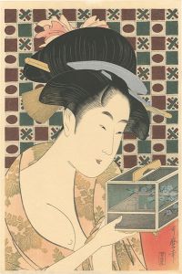 歌麿「虫籠【復刻版】」