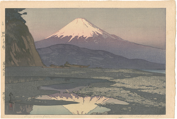 Yoshida Hiroshi “Ten Views of Fuji / Okitsu”