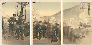 年英「日露交戦紀聞　三月廿八日定州ニ於テ・・・」