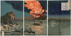 朝鮮豊島海戦之図