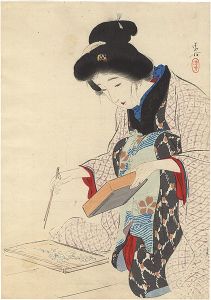 Kaburaki Kiyokata / Kuchi-e Print