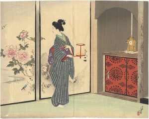 Mizuno Toshikata / Kuchi-e Print