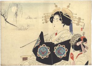 Mizuno Toshikata / Kuchi-e Print