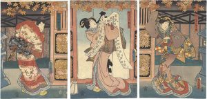 豊国三代「東山桜荘子」