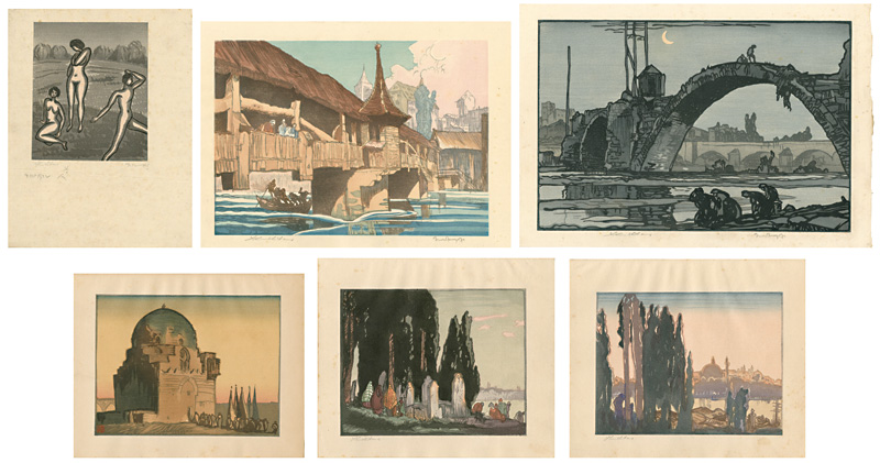 Urushibara Mokuchu (Yoshijiro) “Woodblock Prints”