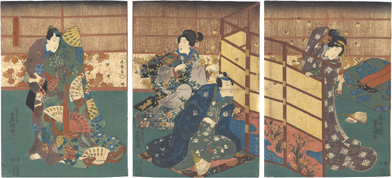 Toyokuni III “Fireflies in Darkness”