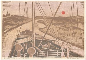 東洋の旅（5）　蘇士（スエズ）の日没