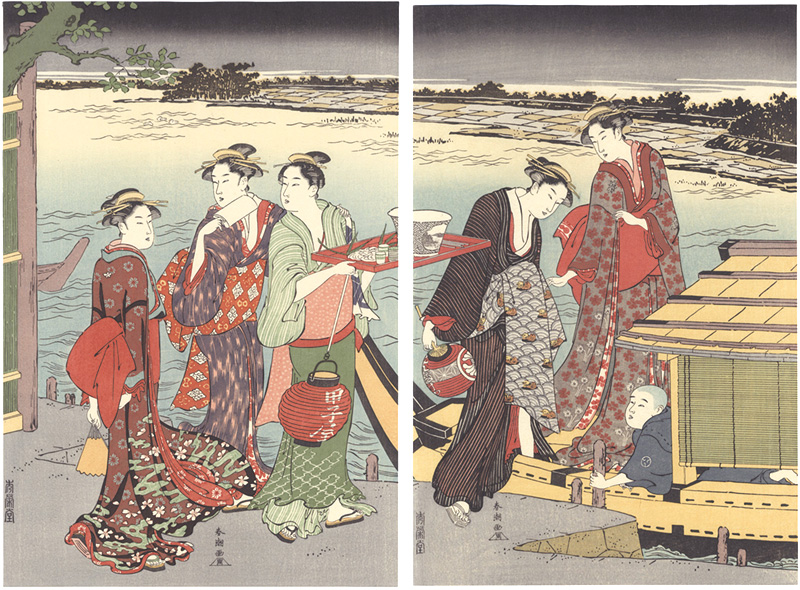 Shuncho “Pleasure Boat on a Summer Evening【Reproduction】”