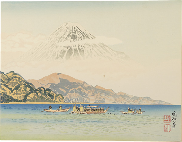 Jokata Kaiseki “Port Shimizu and Mount Fuji”