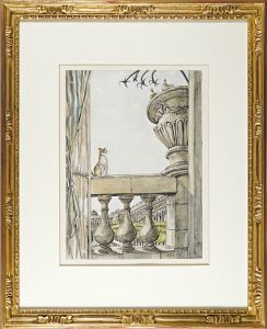 Fujita Tsuguharu (Leonard Foujita) / Le Riviere Enchantee / Palais-Royal