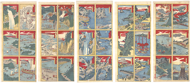 広重「六十余州名所図会」