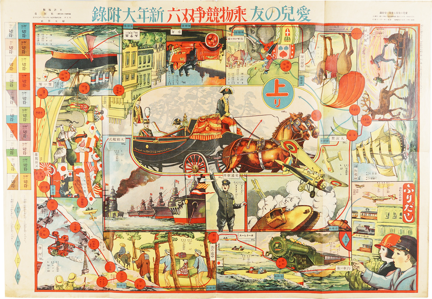 Unknown “Sugoroku of Competing Vehicles”