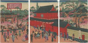 幾英「東京名所 芝公園増上寺真景」