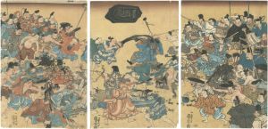 墨戦之図