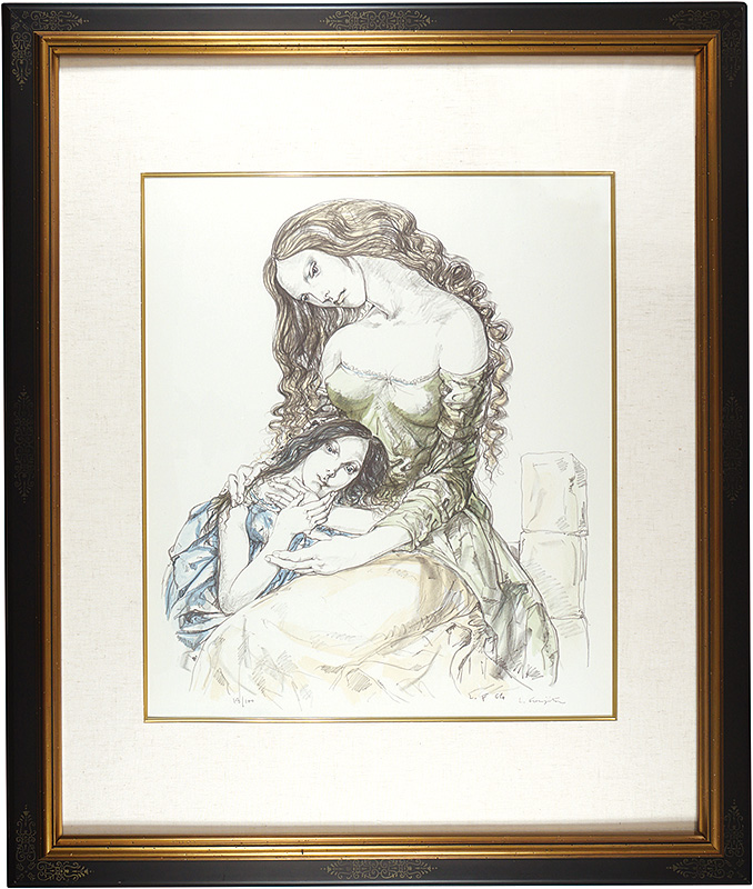 Fujita Tsuguharu (Leonard Foujita) “Mother and child”