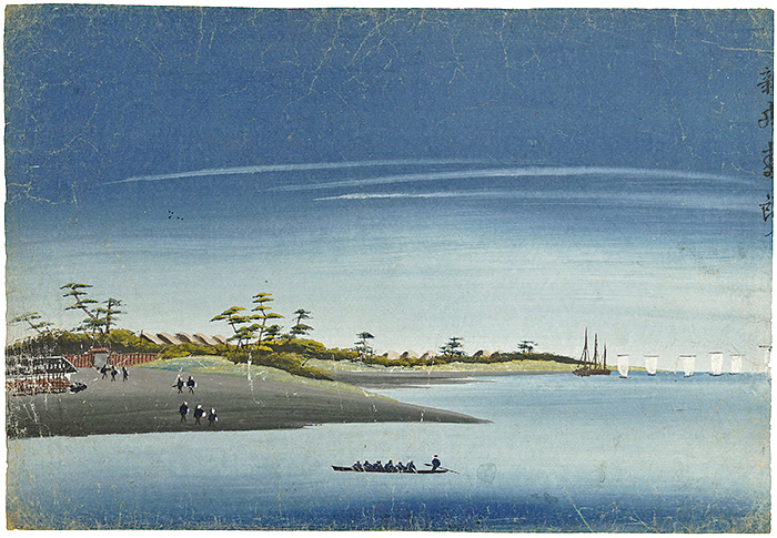作者不詳「泥絵 新井番所」