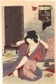 Woman in nightwear【Reproductio......