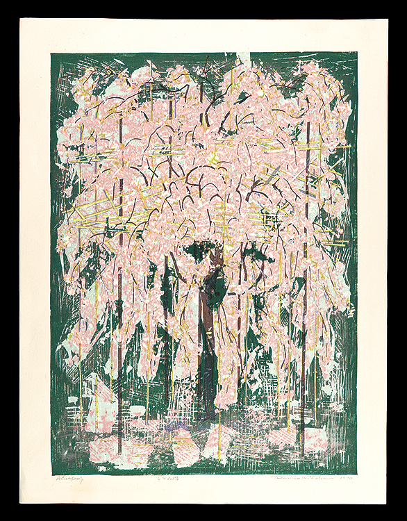 北岡文雄「しだれ桜」