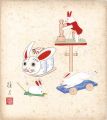 Shikishi Paper Board: Dolls