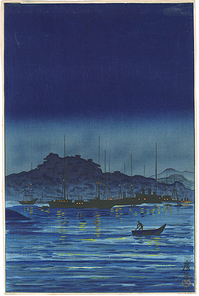 織田広延「夜の風景（仮題）」