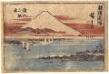 諸国名所　駿州三保浦