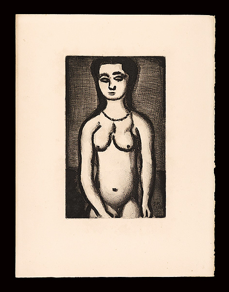 Georges Rouault “Reincarnations du pere Ubu : Nu”