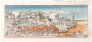 世界風景及風俗版画　第一輯 拾枚組の四　印度ヴェナレス