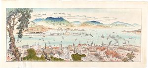 世界風景及風俗版画　第一輯 拾枚組の弍　香港風景