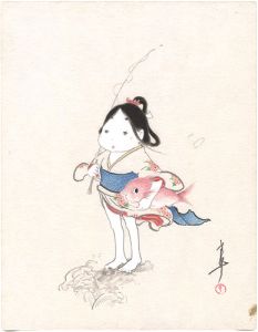 Shimazaki Ryohei / Sea ​​bream and Okame