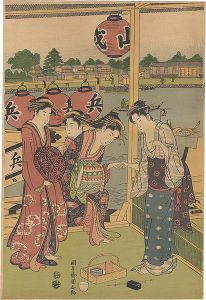 闇牛斎円志「大川端夕涼【復刻版】」