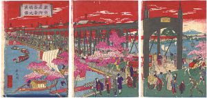 幾英「東京名所吾妻橋之真景」