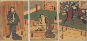 Toyokuni III / Kabuki Play: Kosode Soga Azami no Ironui [小袖曽我薊色縫]