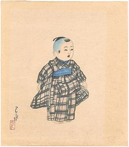 川瀬巴水「巴水人形画集　御所人形」